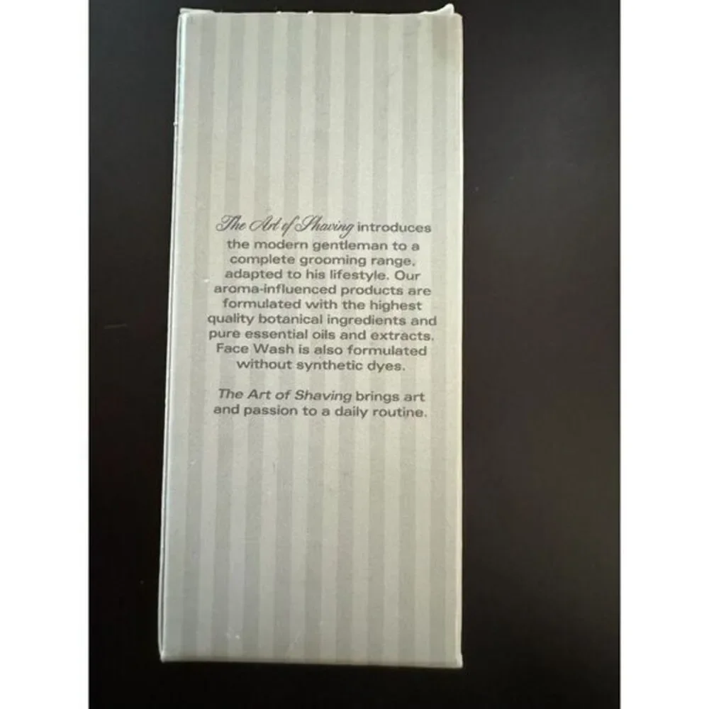 Men's Peppermint Face Wash By The Art of Shaving Large 4 oz.  w/ Essential Oil‎